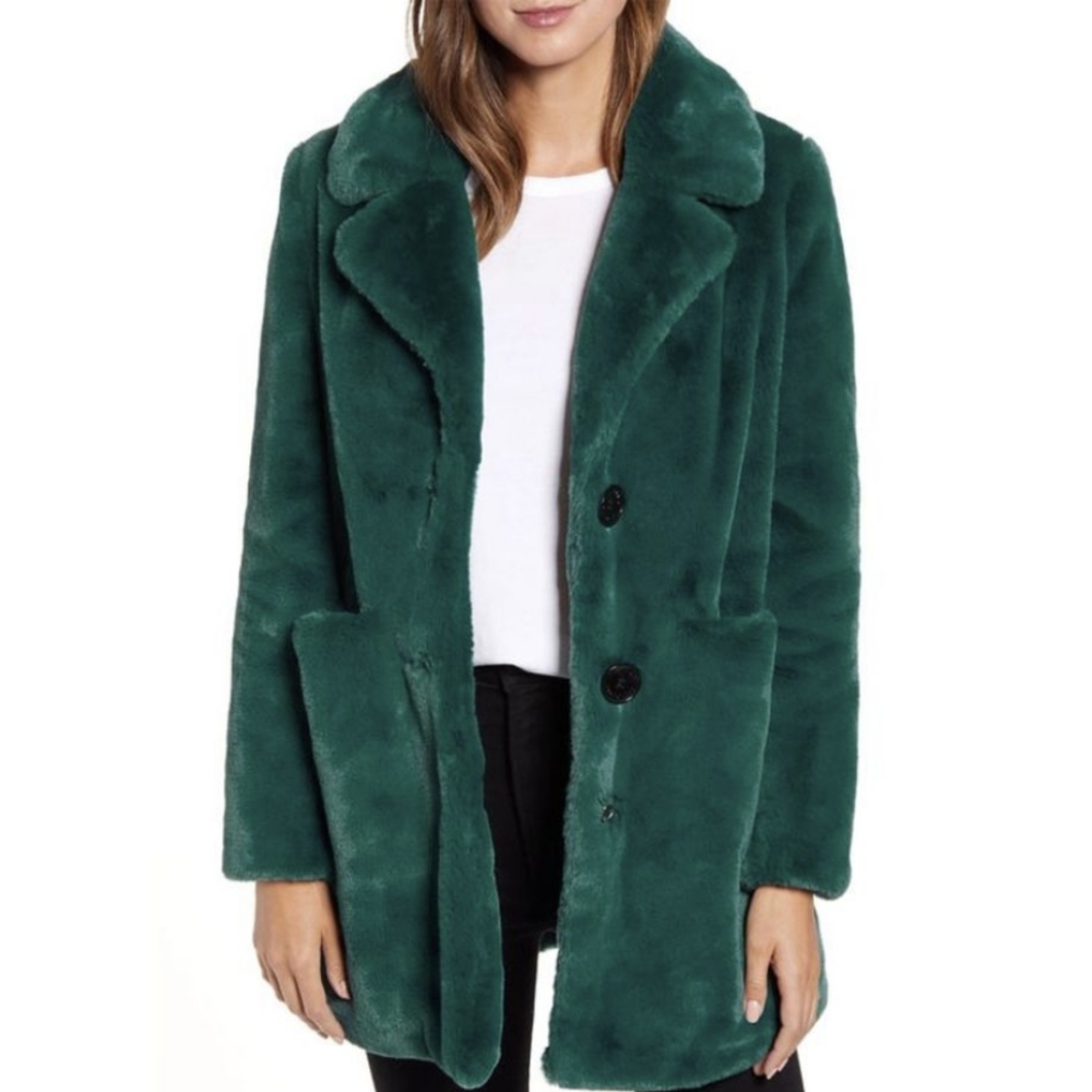 Sam Edelman faux fur coat NWOT